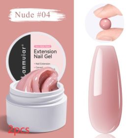 Non-stick Hand Pinch Shaping UV Nail Extension (Option: LM17104-2pcs)