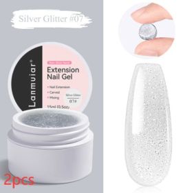 Non-stick Hand Pinch Shaping UV Nail Extension (Option: LM17107-2pcs)