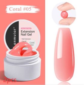Non-stick Hand Pinch Shaping UV Nail Extension (Option: LM17105-2pcs)