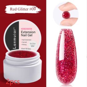 Non-stick Hand Pinch Shaping UV Nail Extension (Option: LM17109-2pcs)