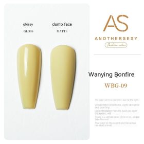 Yellow Nail Oil Gel New Whitening Nail Shop Special Set (Option: 09style)