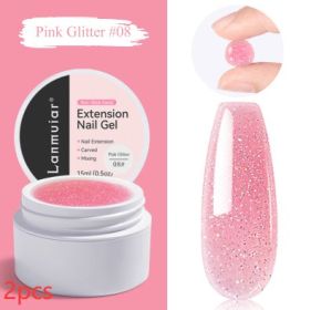 Non-stick Hand Pinch Shaping UV Nail Extension (Option: LM17108-2pcs)