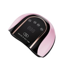160W touch screen nail lamp (Option: Pink-US)