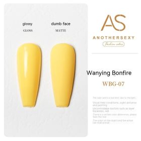Yellow Nail Oil Gel New Whitening Nail Shop Special Set (Option: 07style)