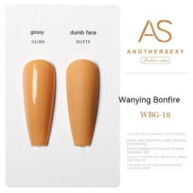Yellow Nail Oil Gel New Whitening Nail Shop Special Set (Option: 18style)