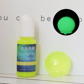 DIY Epoxy Resin Luminous Pigment UV Crystal Drop Glue Mold Color With Luminous Color (Option: Lemon yellow-10ML)