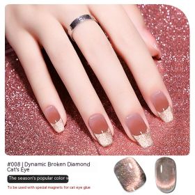 Drill Cat's Eye Nail Polish Glue (Option: style08)