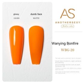 Yellow Nail Oil Gel New Whitening Nail Shop Special Set (Option: 20style)