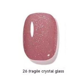 Micro Glue Non-peeling Nail Polish Baking-free Quick-drying Nail Color Blue Gray 14ml (Option: 26)
