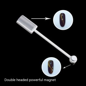 Crystal Cat Eye Series Nail Polish Gel (Option: Double Headed Magnet)