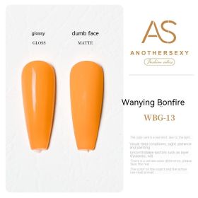 Yellow Nail Oil Gel New Whitening Nail Shop Special Set (Option: 13style)