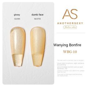 Yellow Nail Oil Gel New Whitening Nail Shop Special Set (Option: 10style)