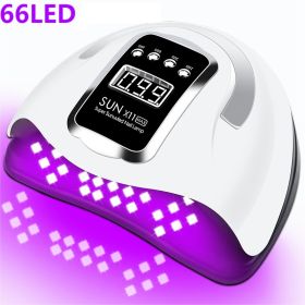 280W Four-speed Timing X10 Manicure Baking Lamp (Option: White 66lamp beads X11max-US)