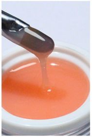 Nail Art Extended Glue Phototherapy Plastic Transparent Reinforced Rhinestone (Option: Light Red)