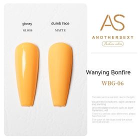 Yellow Nail Oil Gel New Whitening Nail Shop Special Set (Option: 06style)