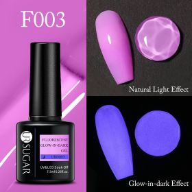 Special Fluorescent Candy Color Nail Glue (Option: Style 03)