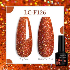 184 Colors Full Set Nail Glue Set Matte Nail Art Non-wash Sealing Layer Nail Polish Gel Base Gel (Option: F126)