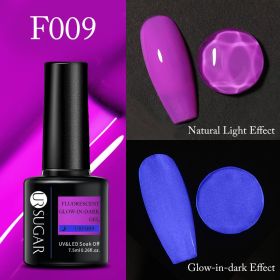 Special Fluorescent Candy Color Nail Glue (Option: Style 09)