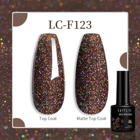 184 Colors Full Set Nail Glue Set Matte Nail Art Non-wash Sealing Layer Nail Polish Gel Base Gel (Option: F123)