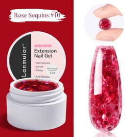 Non-stick Hand Pinch Shaping UV Nail Extension (Option: LM17110-1pc)