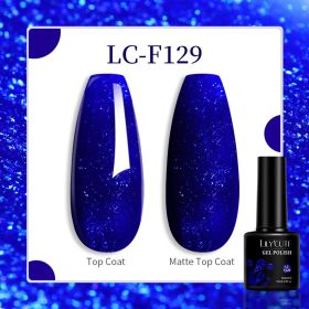 184 Colors Full Set Nail Glue Set Matte Nail Art Non-wash Sealing Layer Nail Polish Gel Base Gel (Option: F129)
