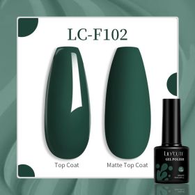 184 Colors Full Set Nail Glue Set Matte Nail Art Non-wash Sealing Layer Nail Polish Gel Base Gel (Option: F102)