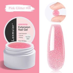 Non-stick Hand Pinch Shaping UV Nail Extension (Option: LM17108-1pc)