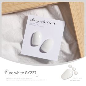 Milk White Series UV Polish Yogurt Rice White Milk Nails (Option: Pure White „Äç)