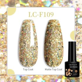 184 Colors Full Set Nail Glue Set Matte Nail Art Non-wash Sealing Layer Nail Polish Gel Base Gel (Option: F109)