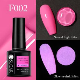 Special Fluorescent Candy Color Nail Glue (Option: Style 02)
