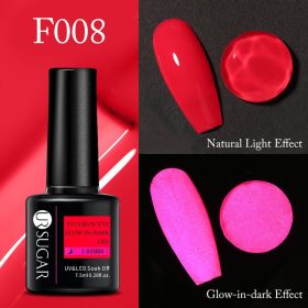 Special Fluorescent Candy Color Nail Glue (Option: Style 08)