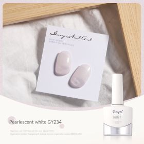 Milk White Series UV Polish Yogurt Rice White Milk Nails (Option: Pearlescent White „Äç)