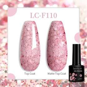 184 Colors Full Set Nail Glue Set Matte Nail Art Non-wash Sealing Layer Nail Polish Gel Base Gel (Option: F110)