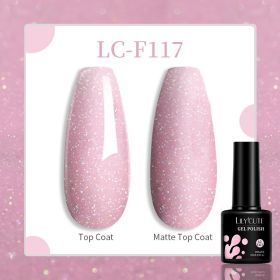 184 Colors Full Set Nail Glue Set Matte Nail Art Non-wash Sealing Layer Nail Polish Gel Base Gel (Option: F117)