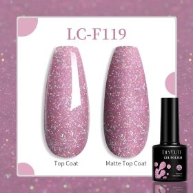 184 Colors Full Set Nail Glue Set Matte Nail Art Non-wash Sealing Layer Nail Polish Gel Base Gel (Option: F119)