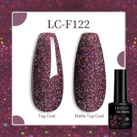 184 Colors Full Set Nail Glue Set Matte Nail Art Non-wash Sealing Layer Nail Polish Gel Base Gel (Option: F122)
